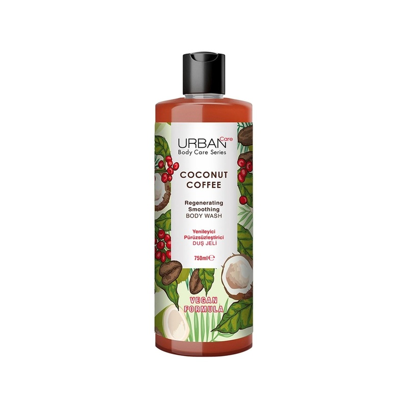 URBAN Care Body Care Series Coconut Coffee Body Wash – Moisturizing & Refreshing Shower Gel for Soft & Smooth Skin