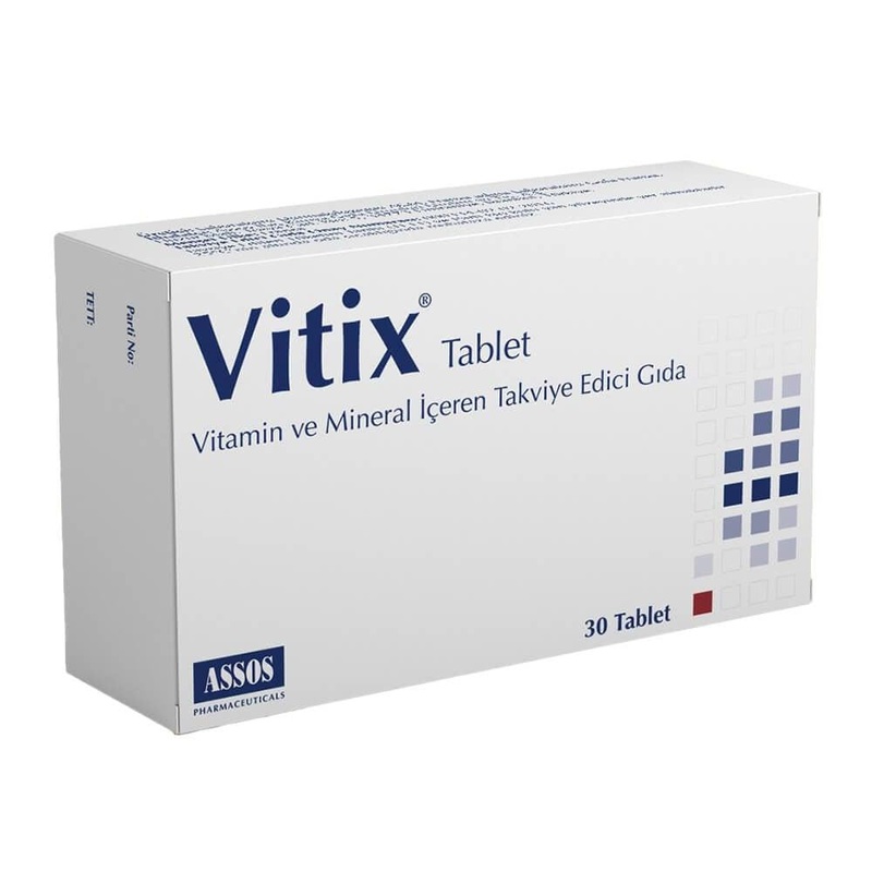 Vitix – Vitamin and Mineral Dietary Supplement for Immune System Support – 30 Tablets