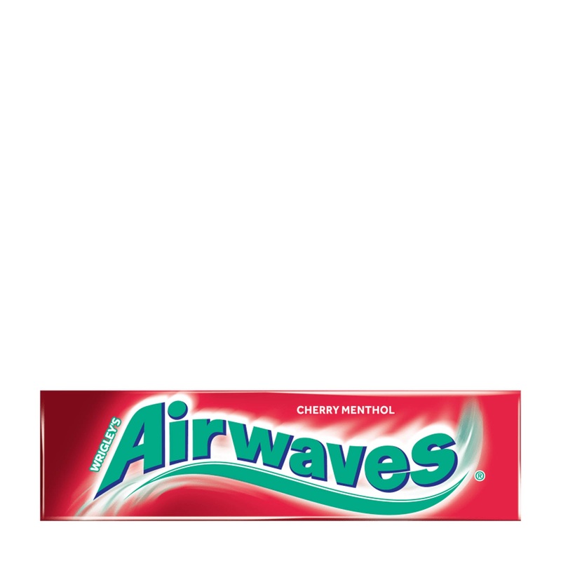 Airwaves Cherry Menthol chewing gum, 12 Count