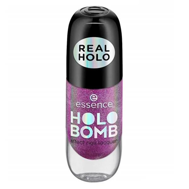Essence Holographic Nail Polish – Vegan, Cruelty-Free, Oil-Free with Unique Holographic Effect