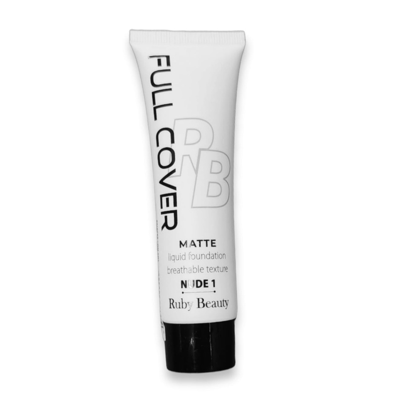 Ruby beauty full cover matte liquid foundation Rb-3017 nude 1