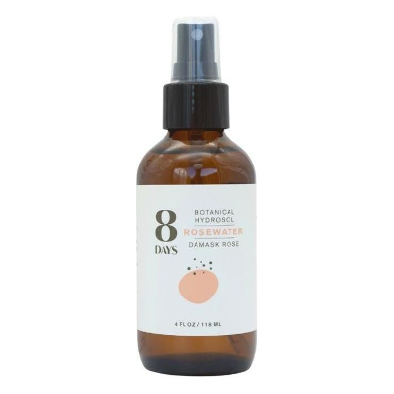 8 Days Botanical Hydrosol  Pure Organic Rosewater (120ml) 120ml