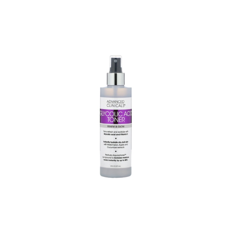 Advanced Clinicals Glycolic Acid Toner 237ML