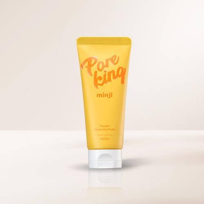 Apieu Pore King Minji Trouble Cleansing Foam  200ml | Deep Pore Cleanser & Soothing Care
