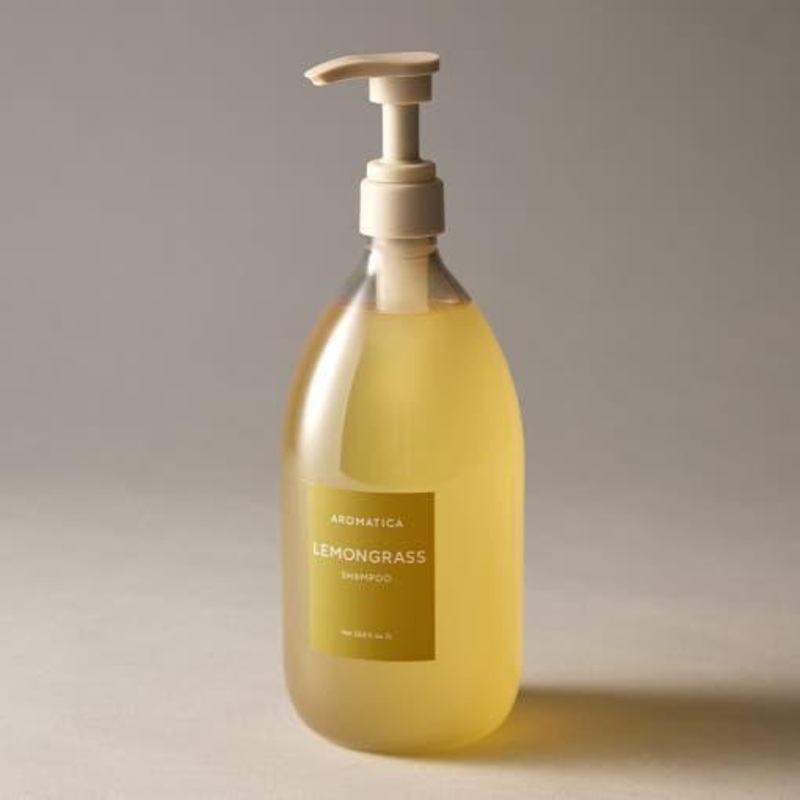 AROMATICA Lemongrass 7 Vita Shampoo  1L | Refreshing Scalp Care & Vitamin Boost for Daily Hair Health