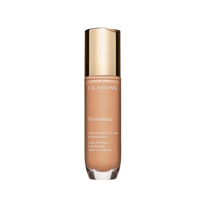 Clarins Everlasting 109C: Moisturizing Matte Liquid Foundation – Long Lasting Makeup, Flawless Finish, Shade 109C, 1.01 fl oz