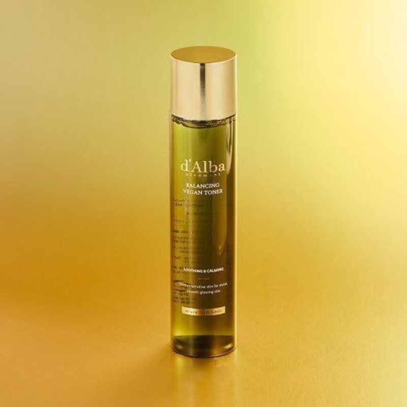 d’Alba Mild Skin Balancing Vegan Toner  150ml | Soothing, Hydrating & pH-Balancing with Trufferol & Triple Hyaluronic Acid