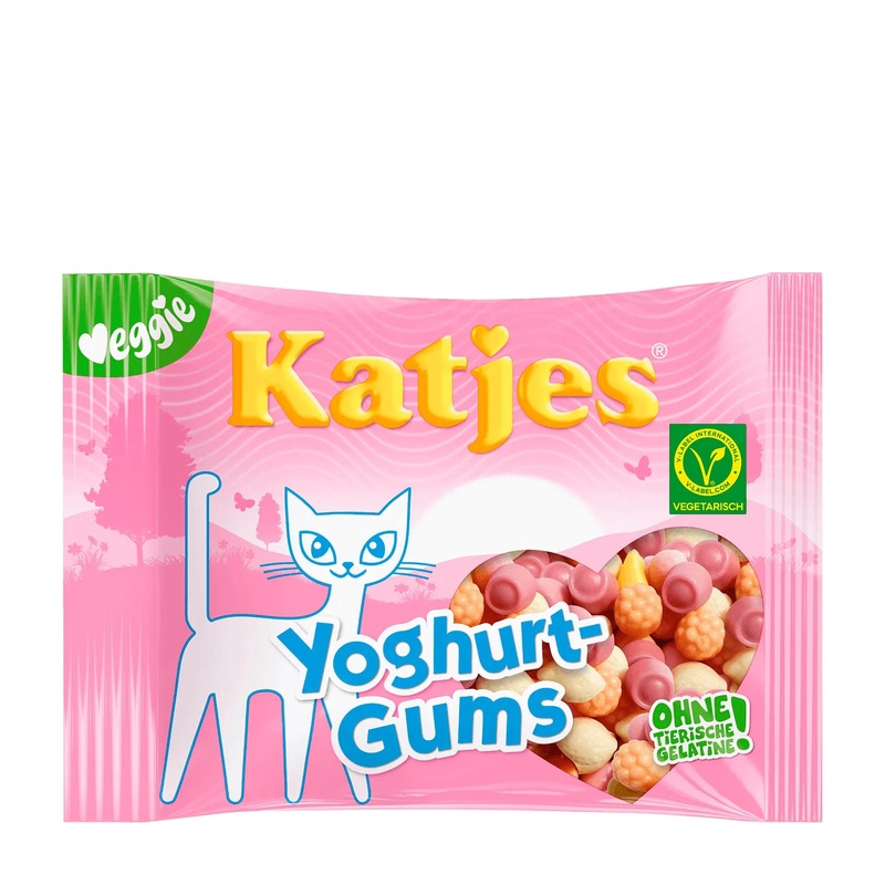 Katjes Yoghurt-Gums gummi candy, 175 g