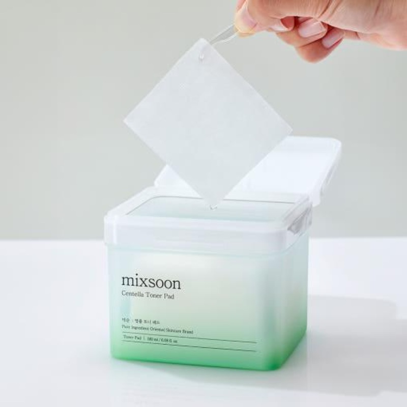mixsoon Centella Toner Pad  120 Pads (180ml) | Soothing & Hydrating Toner Pads with Centella Asiatica