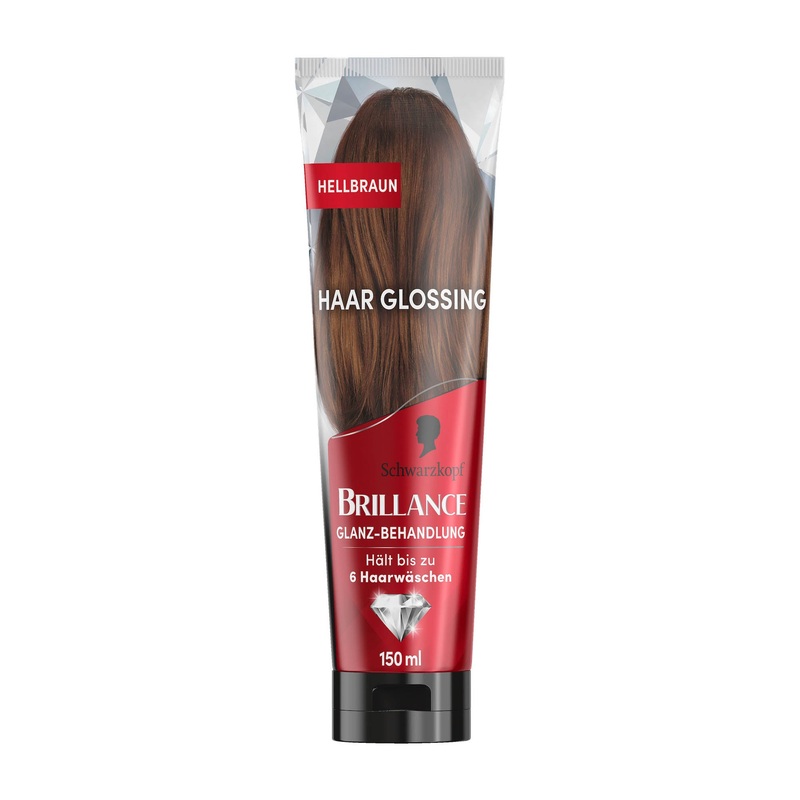 Schwarzkopf Brillance Color Gloss Treatment Light Brown, 150 mL