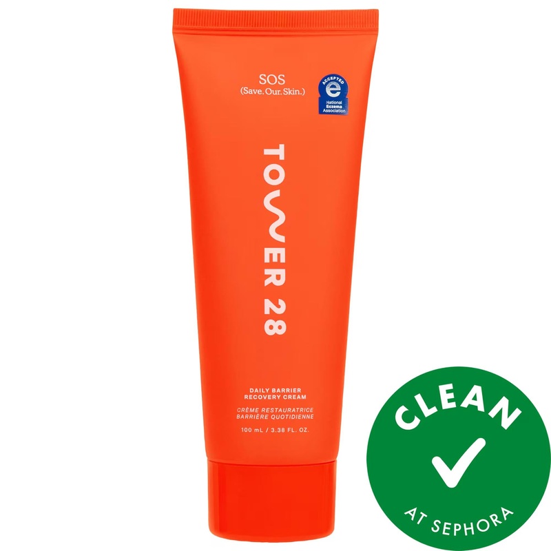 SOS Daily Skin Barrier Redness Recovery Moisturizer: Hydrating Hyaluronic Acid Cream for Sensitive, Eczema-Prone Skin – Vegan & Cruelty-Free