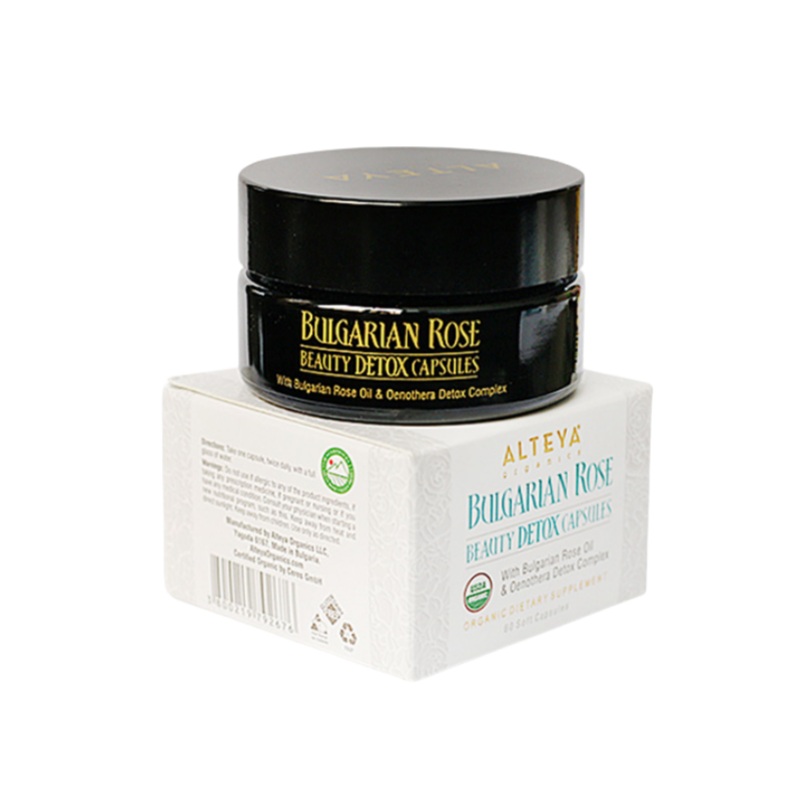 Alteya Bulgarian Rose Beauty Detox  60 Capsules | Inner Wellness & Radiance with Rose Otto 1 UNIT