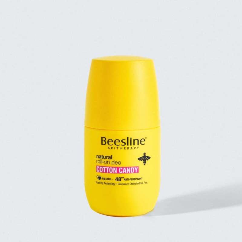 Beesline natural roll-on deo(cotton candy)