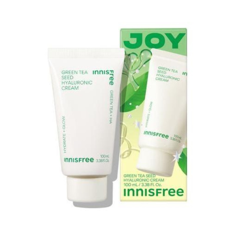 innisfree Green Tea Seed Hyaluronic Cream – 100ml | Intense Hydration & Daily Moisture Barrier Care