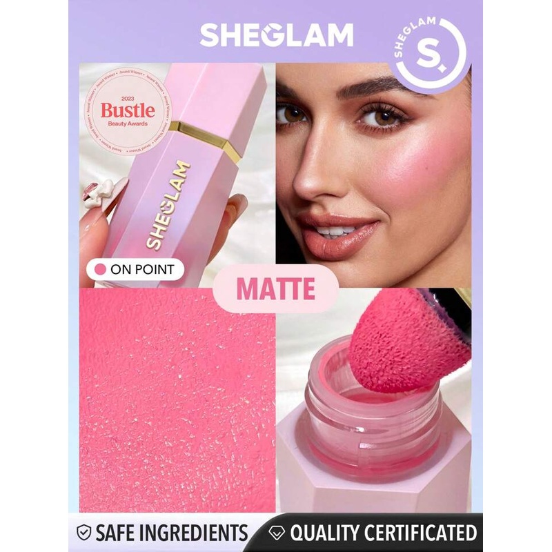 SHEGLAM Color Bloom Liquid Blush-On Point