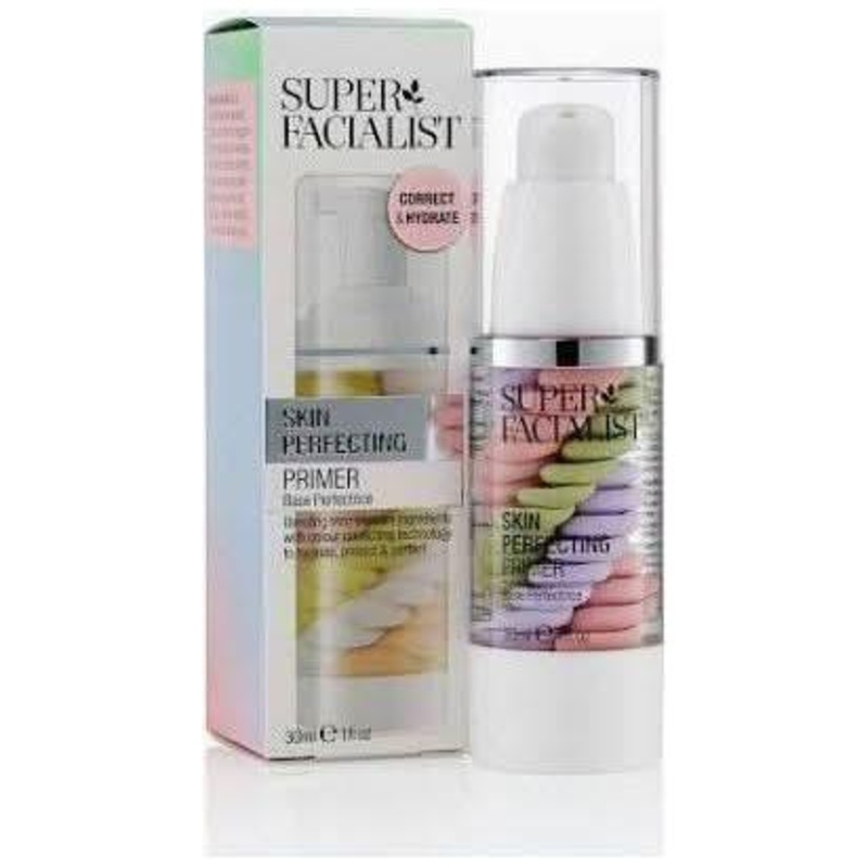 Super Facialist Skin Perfecting Primer  30ml | Colour-Correcting Face Primer with Hyaluronic Acid & Niacinamide