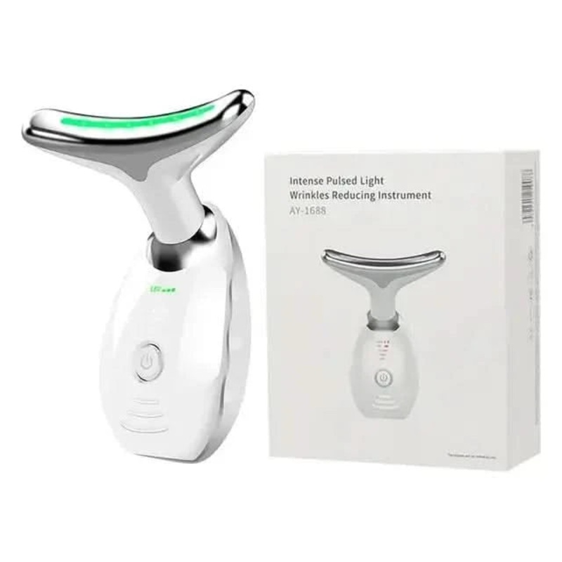 Electric Microcurrent Wrinkle Remover  Rejuvenate, Lift, and Tighten for Radiant Skin White