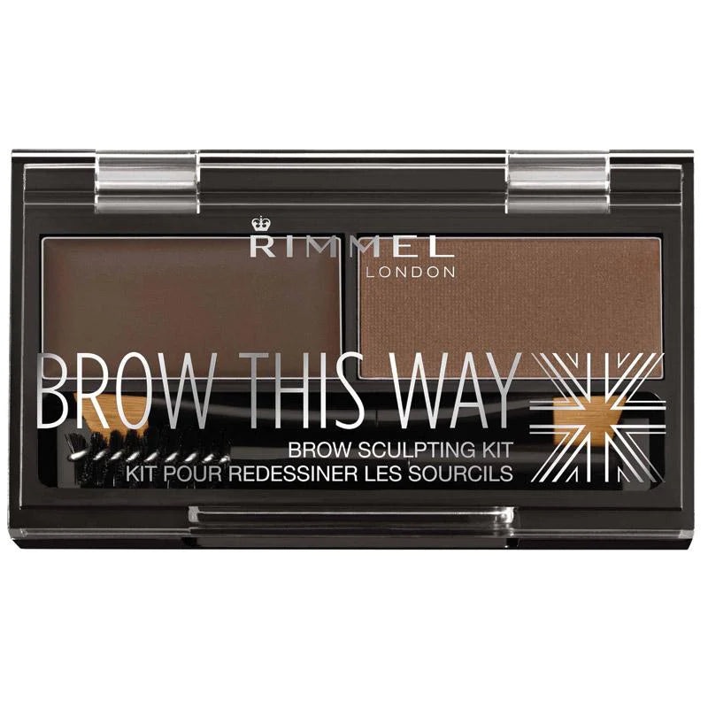 Rimmel brow this way brow sculpting kit 002 medium brown