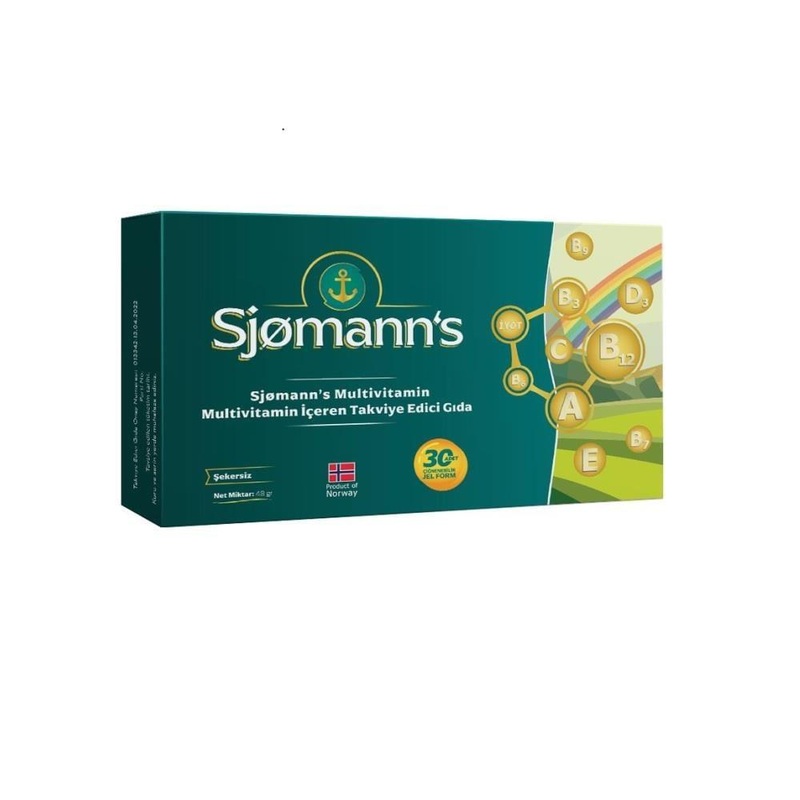 Sjomann’s Multivitamin Supplement – Chewable Vitamins for Adults, Dietary Supplement, Vitamin and Mineral Supplement