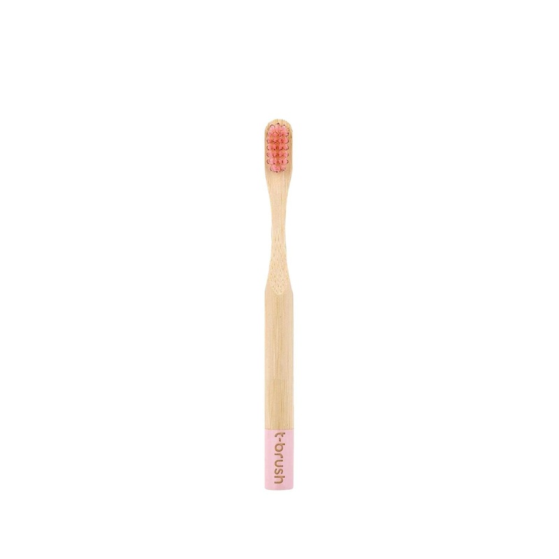 T-Brush Vegan Bambu Soft Children’s Toothbrush Pink – Eco-Friendly Oral Care for Kids