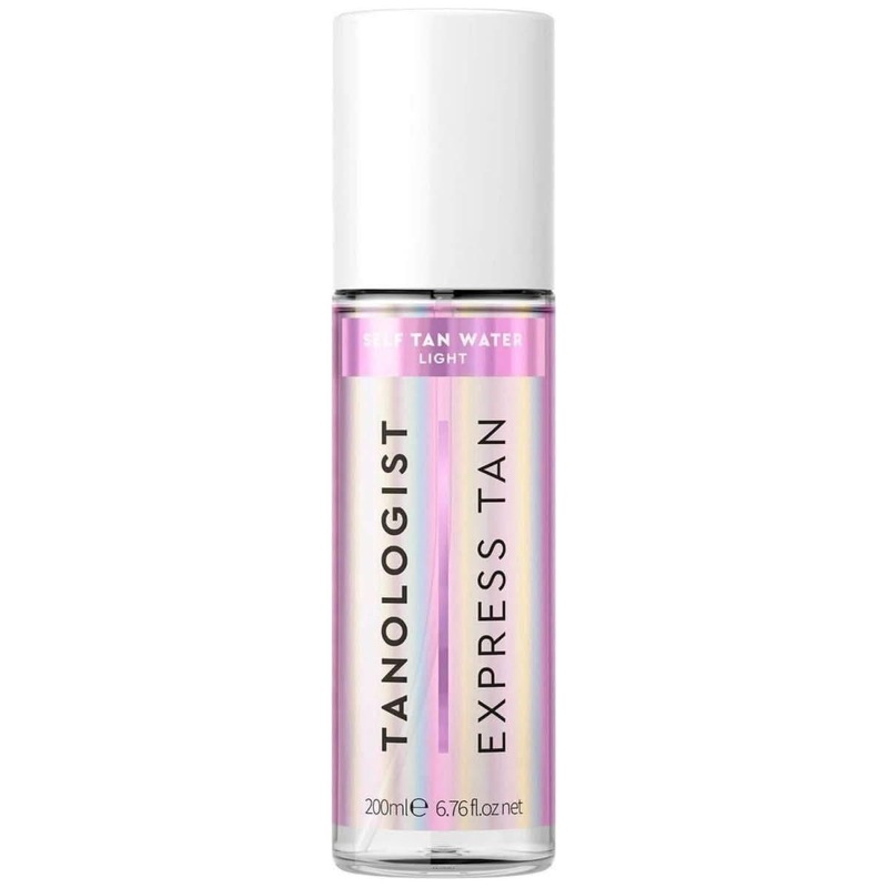 Tanologist Self Tan Water Light  200ml  Transparent Tanning Mist for Face & Body  Natural Glow with Zero Mess