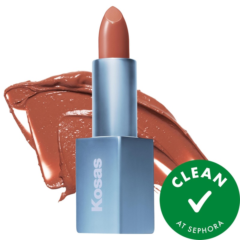 Weightless Lip Color: Nourishing Satin Lipstick with Mango & Cocoa Butter, Rosehip Oil – Hydrating, Cruelty-Free, Gluten-Free Lipstick