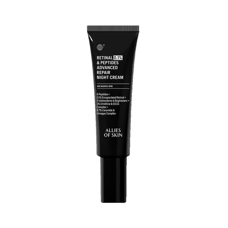 Allies Of Skin Retinal 0.1% & Peptides Advanced Repair Night Cream 1.6OZ
