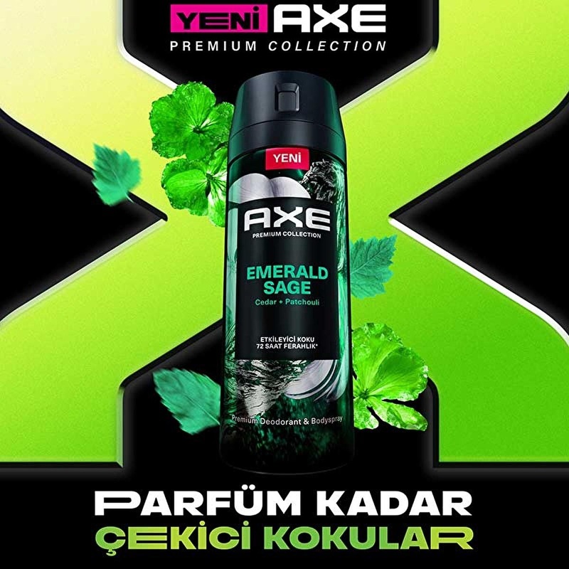 Axe Premium Collection Men’s Deodorant Spray – Long-Lasting Odor Protection, Aluminum-Free, Premium Fragrance with Essential Oils