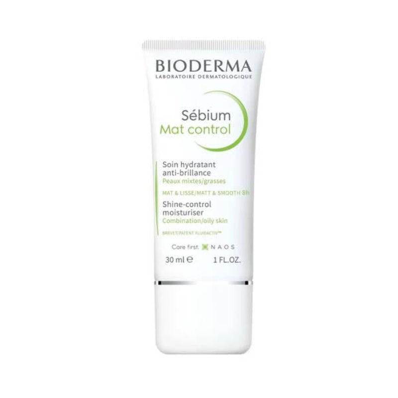 Bioderma Sebium Mat Control: Mattifying Face Cream for Oily Skin – 8Hr Shine Control, Non-Comedogenic, Paraben Free – Best Oil Control Moisturizer