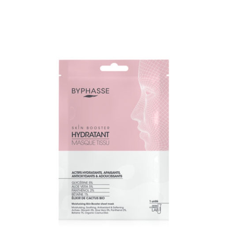 Byphasse skin booster hydratant masque tissu