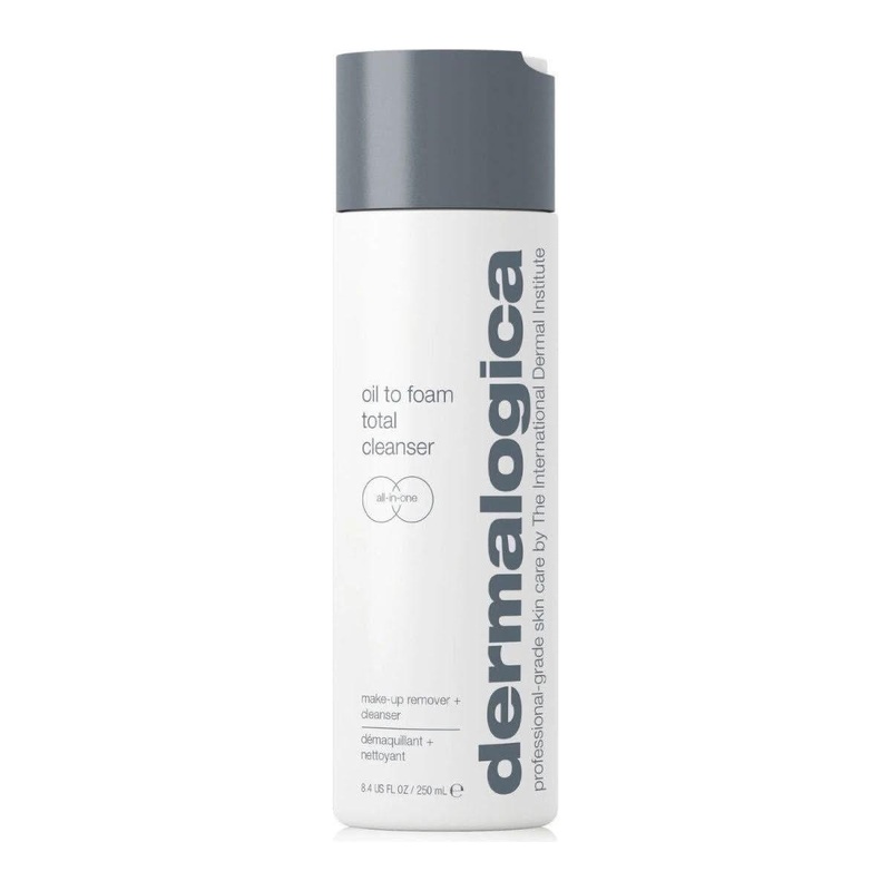 Dermalogica Oil to Foam Total Cleanser  250ml | Dual-Action Cleanser for Makeup Removal & Skin Purification