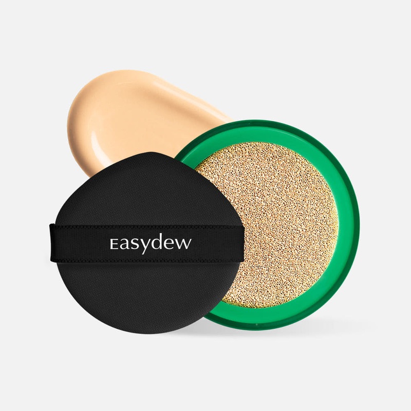 Easydew Mela B Toning Ampoule Cushion [Refill]  15g | Bright Coverage + SPF50+ PA+++ Protection #19 Fair