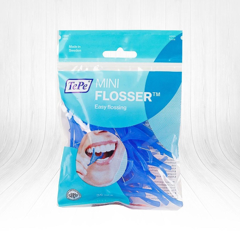 Tepe Miniflosser: Superior Dental Floss for Optimal Oral Hygiene, Plaque Removal and Gum Health – Compact & Easy to Use