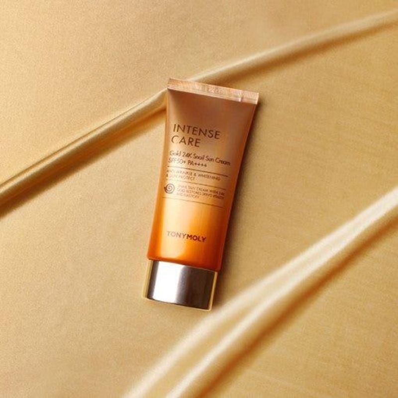 TONYMOLY Intense Care Gold 24K Snail Sun Cream – 50ml | SPF50+ PA++++