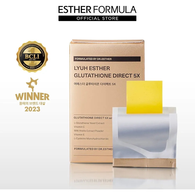 ESTHER FORMULA Glutathione Direct 5X (325mgx30)halal