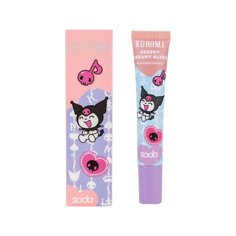 Soda Hello Kitty Cheeky Krem Allk 001 – Compact Cream Blush for Cheeks, 0.34 fl oz