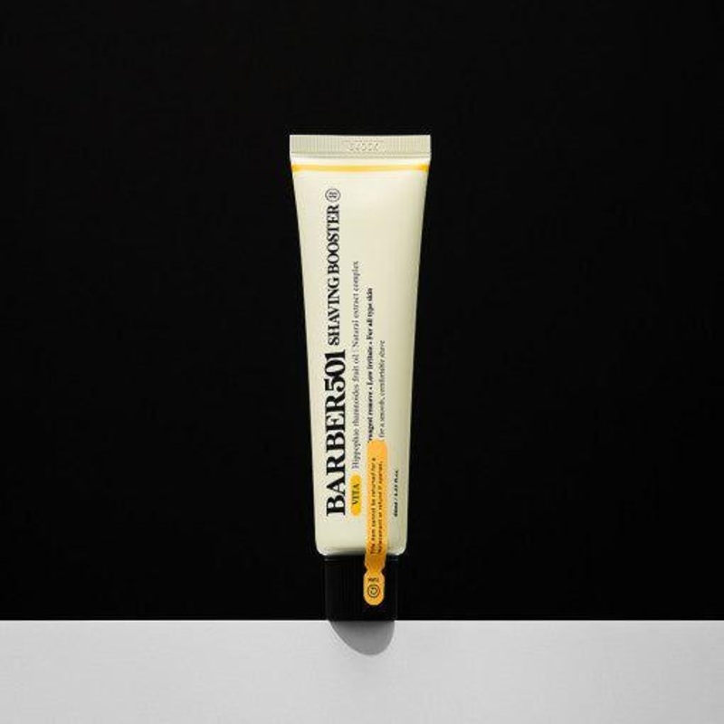 BARBER501 Shaving Booster Balm 66ml Yellow (Vita) | Vitamin-Infused Shaving Balm for Smooth & Nourished Skin