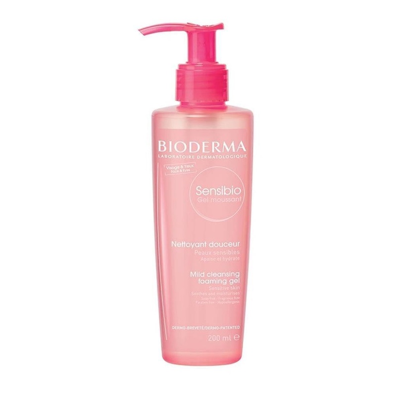 Bioderma Sensibio Foaming Gel Cleanser for Sensitive Skin – Gentle Makeup Remover & Moisturizer