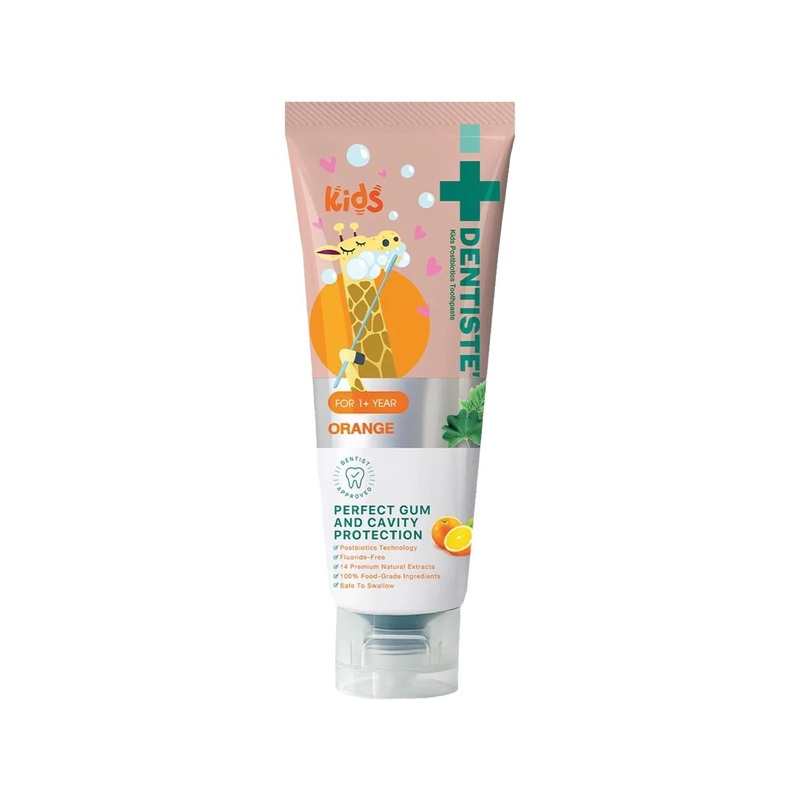 Dentiste Kids Orange Toothpaste for Children Aged 0-6 Years – Gentle, Effective, and Delicious – 60g