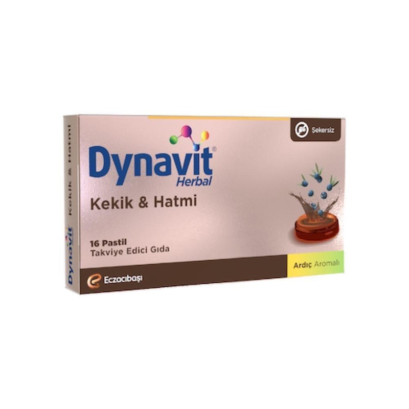 Dynavit Herbal Pastilles with Kekik & Hatmi – Sugar-Free, Natural Throat Relief