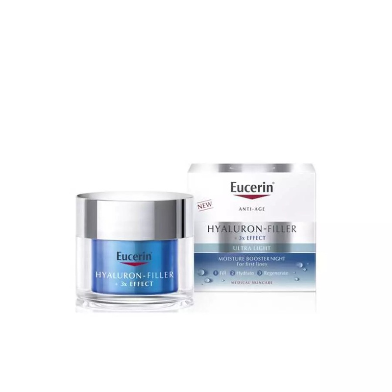 Eucerin Hyaluron-Filler Moisture Booster Night Cream 50Ml Medium