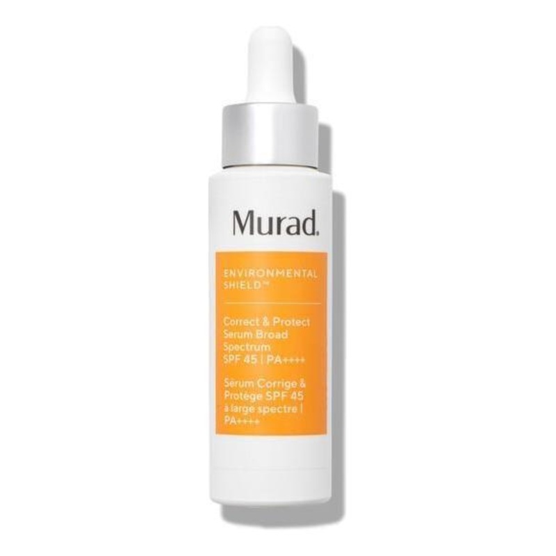 Murad Correct & Protect Serum SPF45  30ml | Brightening Serum with Mineral SPF for Discolouration & UV Defense