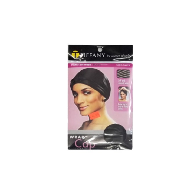 Tiffany Wrap Cap Black