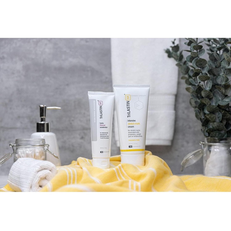 TriLASTIN-SR Intensive Stretch Mark Cream (162ml) Bundle with Hydro-Thermal Accelerator (88ml) Treatment Bundle (2 Pack)