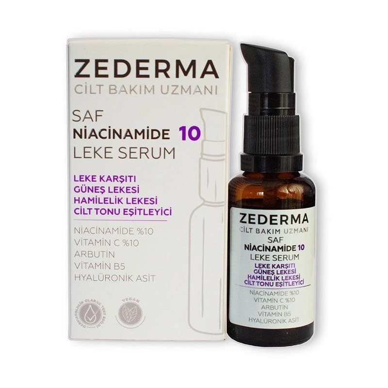 Zederma 10% Niacinamide Serum – Dark Spot Corrector & Brightening Solution for Sensitive Skin