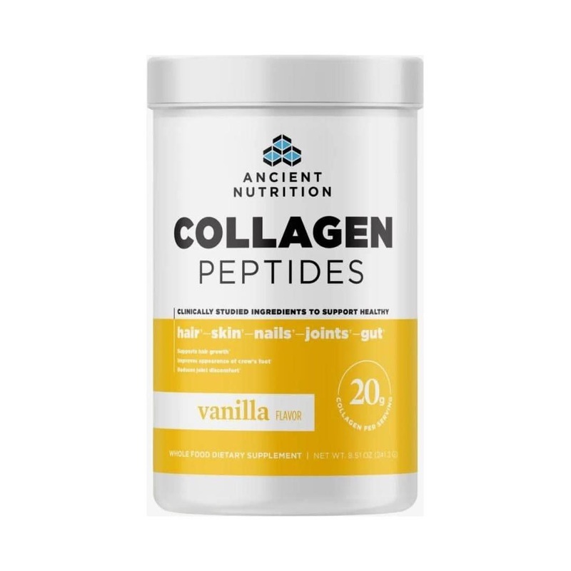 Ancient Nutrition Collagen Peptides Protein  Vanilla (12 Servings) | Skin, Joint & Gut Support 12 servings