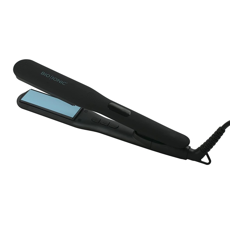 Bio Ionic OnePass Straightening Iron 1″ – Black – Nanoionic MX 1″