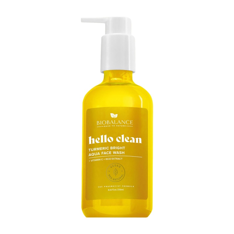 Biobalance Turmeric Bright Aqua Face Wash HELLO CLEAN, 250 mL