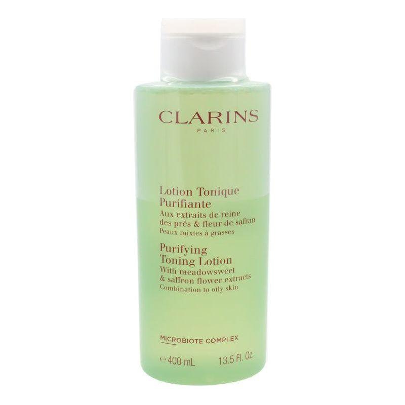 Clarins Purifying Toning Lotion 400ml | Pore-Minimizing & Mattifying Toner for Combination Skin