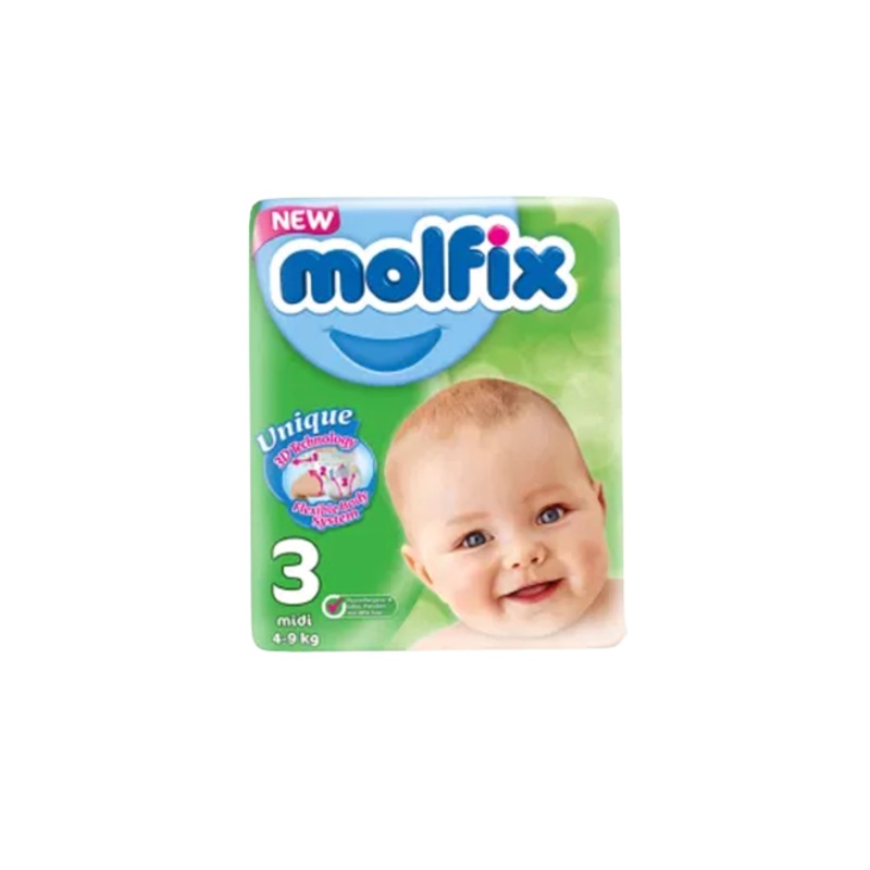 Molfix 3 Midi 4-9Kg 36 Pcs
